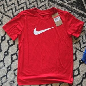 Nike Kids Bright Red Short Sleeve Tee